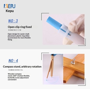 Compases de Madera para la Enseñanza de Matemáticas <span class=keywords><strong>y</strong></span> Física en el Aula - Herramientas de Demostración para Pizarras Grandes - Product Image 3