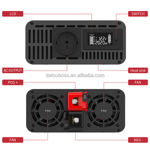 DATOUBOSS Convertidores De Energa De <span class=keywords><strong>2000w</strong></span> De Onda Pura De 12V onduleurs de <span class=keywords><strong>convertisseur</strong></span> de puissance solaire pour <span class=keywords><strong>camping</strong></span>-<span class=keywords><strong>car</strong></span> de pêche - Product Image 4