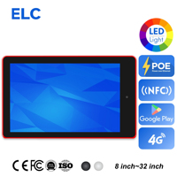 Panel Táctil Industrial de 10.1" RK3568 PoE con Indicador LED RGB Personalizado y SDK, Pantalla de Montaje en Pared con Android 11 para Automatización HMI