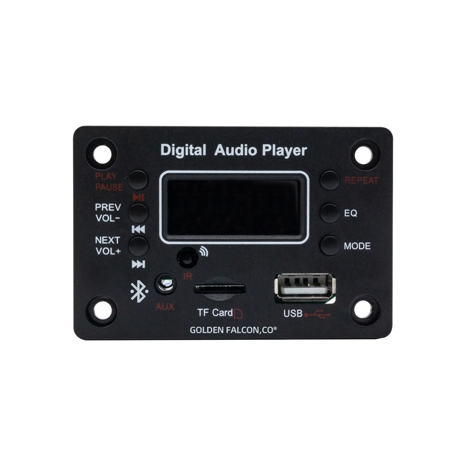 Modul Dekoder Pemutar Mp3, Modul Audio Nirkabel Papan Penguat USB FM BT5.0 Kartu TF 5V 12V