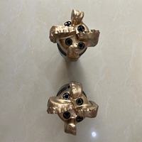 Foret de forage en carbure de tungstène forgé de 165 mm avec revêtement diamanté PDC, à canal de refoulement unique, pour un forage efficace des puits, équipement de forage