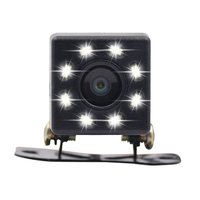 Système de caméra de recul grand angle pour voitures avec caméra de recul LED
