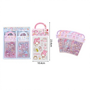 Juego de Pegatinas Decorativas de PVC Ecológicas con Dibujos Animados para Diarios y Manualidades, Paquete al por Mayor - Product Image 1