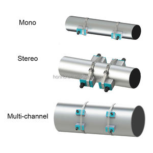 水、液体、油の流量測定用のステンレス製壁掛け流量計。高精度デジタルクランプオン超音波流量計。 - Product Image 4