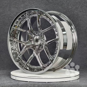 722Auto NB Jantes forgées chromées concaves profondes en 2 pièces 19 20 21 22 24 pouces 5x112 5x120 5x127 pour BMW Série <span class=keywords><strong>7</strong></span> Mercedes Classe S - Product Image 3