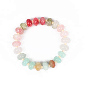 Versatile in Europe and America 6*<strong>11mm</strong> Natural Stone Beaded <strong>Bracelet</strong> Colorful Seed <strong>Beads</strong> Stretch <strong>Bracelet</strong> Factory Wholesale - Product Image 3