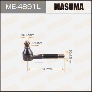 ปลายก้านผูกพวงมาลัย ME-4891L MASUMA อะไหล่ช่วงล่างรถยนต์ สำหรับรถยนต์นิสสัน - Product Image 3