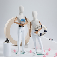 Mannequins Enfants Corps Entier à Vendre, Modèles Garçons et Filles pour Présentation de Vêtements avec Mains en Bois