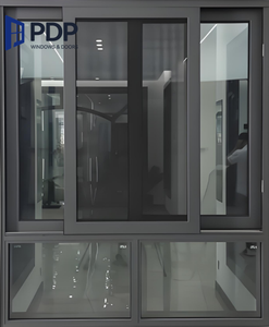 High Accuracy Tempered Glass Stainless Steel Screen <strong>Netting</strong> Sliding Open <strong>Windows</strong> for Home Office Basement Exterior Hotel <strong>Use</strong> - Product Image 2