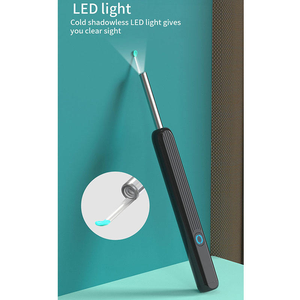 เครื่องมือทำความสะอาดหูแบบพกพา ZTX พร้อมกล้อง HD อัจฉริยะ ไฟ LED ชาร์จซ้ำได้ เชื่อมต่อ Wifi ช้อนขูดขี้หูไฟฟ้า - Product Image 6