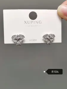 07 xuping gioielli alla moda e popolari squisiti orecchini a nappa lunga temperamento diamante semplice