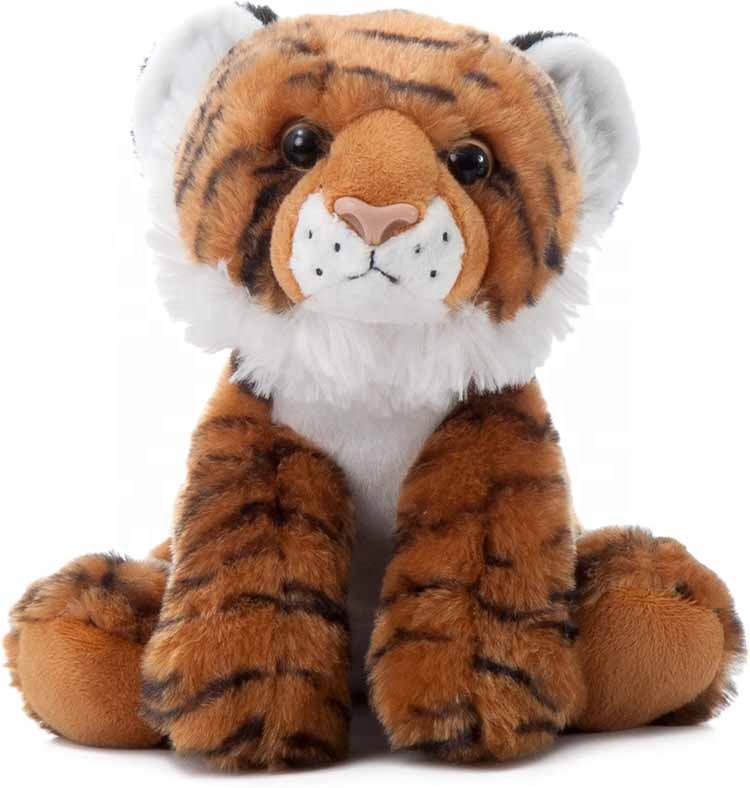 Peluche personalizzato tigre peluche Zoo animale peluche tigre peluche 8 pollici