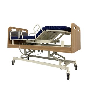 Cama eléctrica de enfermería Nakatomi YK-E312 azul oscuro para pacientes mayores paralizados, cama de hospital - Product Image 5