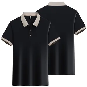 Custom Polo Shirts Cafe Lapel Working Clothes Hotel Modern Restaurant Waiter Uniform Short Sleeve Customized Shirts