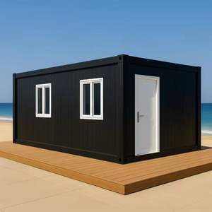 Maisons modulaires mobiles en acier de 20 pieds Préfabriqué Petite maison conteneur de bureau Paquet plat détachable pour l'expédition d'hôtels et d'appartements - Product Image 2