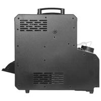 Machine à bulles de fumée électrique 1500W à LED multicolores bidirectionnelle avec télécommande DMX512 2 canaux pour mariage et fête d'enfants