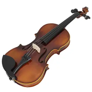 Nhà Sản Xuất Bán Buôn Chất Lượng Cao Chuyên Nghiệp Màu Tự Nhiên Gloss Violin Với Cạnh Trắng Nhạc Cụ