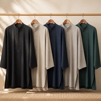 Robe pour femme à col en V croisé, élégante et décontractée, style mixte