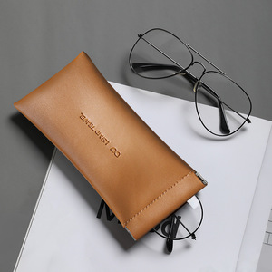 Étui à lunettes pour hommes avec clip à ressort auto-fermant, sac de rangement rectangulaire en tissu pour lunettes de soleil et lunettes, printemps 2024 - Product Image 2