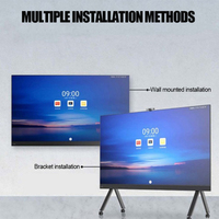 Ultradünnes Panel 135 Zoll Interaktive Smart LED Konferenzmaschine P1.56 All-In-One 8K HDR 1000 LED TV-Display