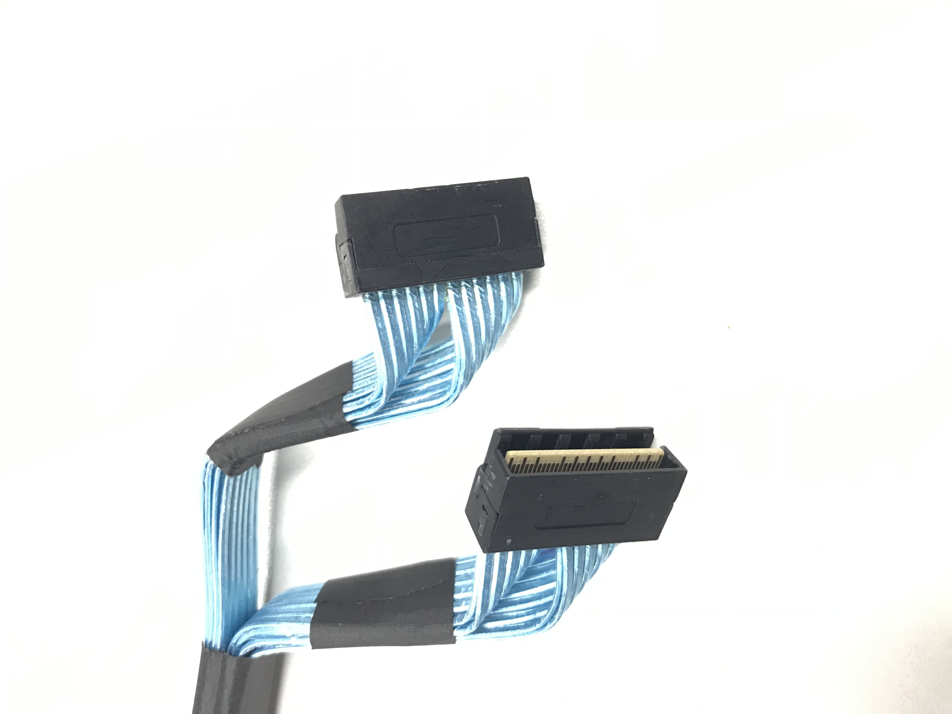 HONPNK Two Combination MCIO and SFF-LP8654 to SFF-8654 8X NVME Link Data Cable Server Hard Disk Data Cable