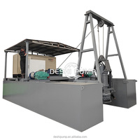 Petite Drague Autonome pour Sable, Machine de Dragage à Jet par Aspiration, Bateau Pompe Submersible à Boue pour Extraction de Sable