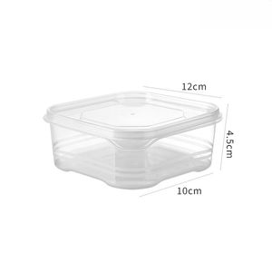 Contenedores Organizadores de nevera de plástico transparente XJH, contenedores de preparación de comida para llevar reutilizables aptos para microondas y lavavajillas para uso moderno en la <span class=keywords><strong>cocina</strong></span> - Product Image 4