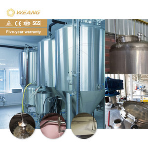 Tanque de Café Cónico de Acero Inoxidable 304/316L de 3000L, Color Rojo <span class=keywords><strong>Cereza</strong></span>, con Mezclador - Product Image 2