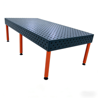 Nouvelle table de soudage 3D de haute précision Langtuo 1000x1000mm en fonte avec pieds réglables, trous de 28 mm, revêtement au nitrure 55 HRC