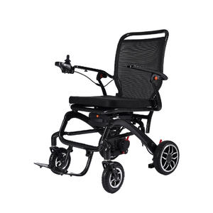 Silla de ruedas ultraligera de fibra de carbono plegable motorizada eléctrica portátil - Product Image 2