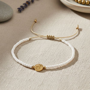 Pulsera de cuentas de semillas con versículo bíblico de Salmo 139:13 de Go2boho, joyería cristiana de la fe, cordón ajustable, regalo <span class=keywords><strong>para</strong></span> mujer - Product Image 4