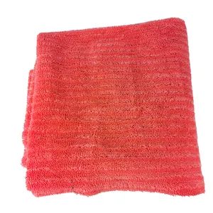 Factory Wholesale OEM Knitted Polyester cloth 450 gsm Microfiber Warp Twist Fabric In Roll For Mop Pad