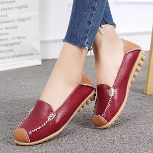 Chaussures plates décontractées Xuanhui, nouveaux modèles confortables à enfiler, semelle souple, noires, pour femmes - Product Image 3