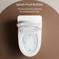Sanitarios de Lujo para Baño de Hotel, Tapa Automática, Tanque Oculto, Control Remoto, Sifón en S, Doble Descarga, Inodoro Inteligente