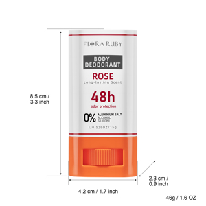 Desodorante en Barra Portátil de Sándalo de 15g, Protección contra el Olor por 48H, Frescura Natural, Mini Desodorante - Product Image 3