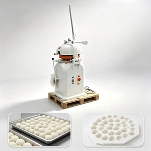 Macchina Commerciale Semi-Automatica per Tagliare e Arrotondare Impasti, per Ravioli, Pizza, Panini al Vapore, <span class=keywords><strong>Simit</strong></span>, Bagel, Scone, Brioche - Product Image 3