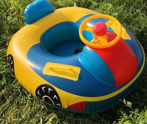Juego de natación para bebé, flotador de <span class=keywords><strong>piscina</strong></span> inflable con dosel de protección solar para niños de 3 a 36 <span class=keywords><strong>meses</strong></span> - Product Image 3