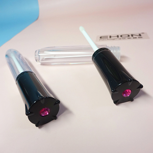 Unique Shine Rhinestone Decor Diamond Lip Gloss Packaging <b>Plastic</b> Liquid Lipstick Container Empty Lipgloss <b>Tubes</b> Makeup - Product Image 4