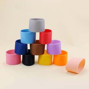 Silicone 12 16 18 21 24 OZ Soft Modern Water Bottle Cup Bottom Sleeve Protective <b>Cover</b> Bottle <b>Boot</b> - Product Image 4