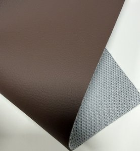 Cuero Sintético Suave con Patrón Nappa Personalizable de 1.0 mm en Marrón y Negro, Envío Rápido en 24 Horas para Tapicería de Camas, Sofás y Asientos de Auto - Product Image 4