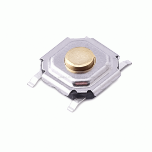 <strong>SKQGADE010</strong> 5.2x5.2x1.5mm SMT Tactile Switch Top Actuated <strong>SKQGADE010</strong> SMD-4P 5.2x5.2mm - Product Image 1