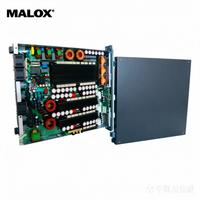 Amplificateur de puissance audio professionnel MALOX AD442 à coque métallique, 4 canaux 4CHX7200W 4 Ohm stéréo pour concerts et utilisation sur scène