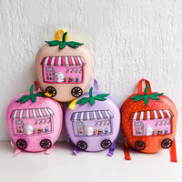Nouveau Sac à Dos Scolaire Printemps 2026 pour Maternelle, Motif Fraise, pour Garçons et Filles