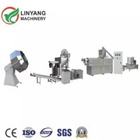 Ligne de production de céréales pour petit-déjeuner en acier inoxydable, projet clé en main, machine extrudeuse durable pour usine alimentaire