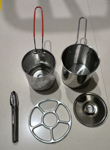 Custom Restaurant Standard Non Stick <b>Cookware</b> Korean Stainless Steel Cooker Pot Soup Pot Deep Frying Pot - Product Image 3