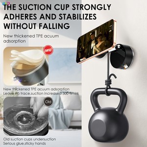 <span class=keywords><strong>Support</strong></span> de téléphone de voiture portable magnétique à <span class=keywords><strong>double</strong></span> face avec rotation à 360 ° en usine avec des fonctionnalités flexibles pour l'utilisation murale de l'écran de bureau - Product Image 4