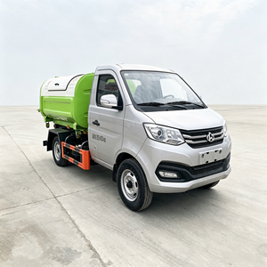 Camión de basura CHANGAN 3CBM con gancho elevador 4x2, camión pequeño con brazo de gancho para transporte de contenedores de residuos - Product Image 4
