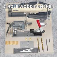Outil de forage de gabarit de trou de poche réglable Portable bricolage menuiserie cadeau localisateur de trou pour pièces de machines à bois