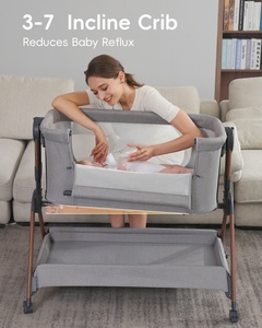 Culla per Neonati e Bambini, Culla Co-Sleeping Laterale, Culla <span class=keywords><strong>da</strong></span> Comodino, Culla per Neonato, <span class=keywords><strong>Lettino</strong></span> per Neonati e Bambini, Culla per Neonato, Culla per Neonati e Bambini - Product Image 5
