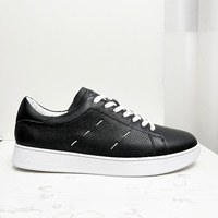 Chaussures de skate décontractées de marque de luxe, artisanat original, en cuir véritable, à lacets, baskets quotidiennes, chaussures plates toutes saisons, originales